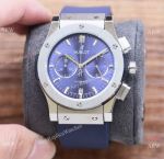 New Hublot Classic Fusion Chronograph King Blue in 42 mm with Gummy strap